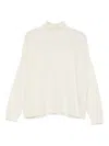 Liu •jo High-neck Sweater In White
