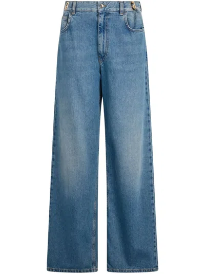 Liu •jo High-rise Baggy Jeans In Blue