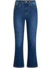 Liu •jo High-rise Bootcut Jeans In Blue