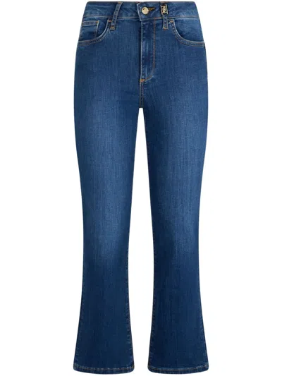 Liu •jo High-rise Bootcut Jeans In Blue