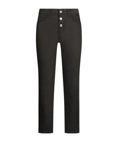 Liu •jo Liu Jo High-rise Cropped Trousers In Black