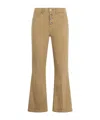 Liu •jo High-rise Denim Pants In Nude