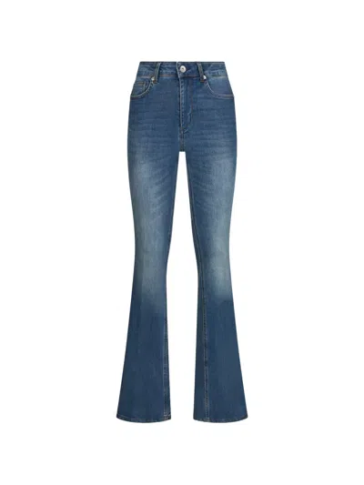 Liu •jo High-rise Five-pockets Jeans In Blue