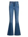 Liu •jo High-rise Flared Jeans In Blue