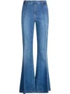 Liu •jo High-rise Flared Jeans In Blue