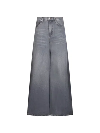 Liu •jo High-rise Flared Jeans In Gray