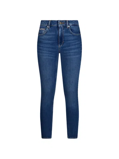 Liu •jo High-rise Ive-pockets Jeans In Blue
