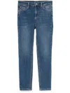 Liu •jo High-rise Jeans In Blue