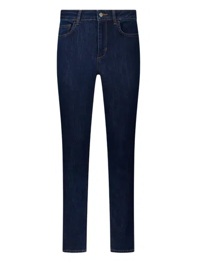 Liu •jo High-rise Skinny Jeans In Blue