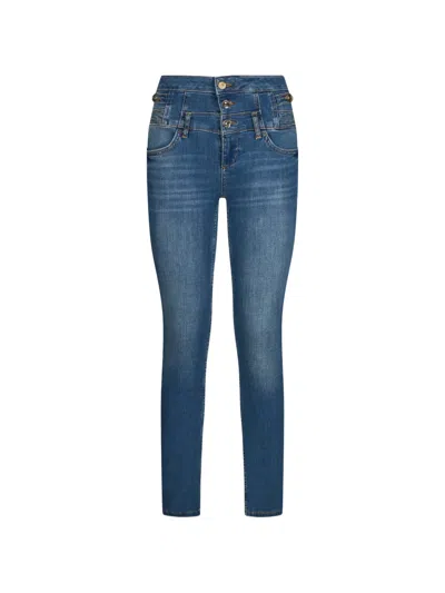 Liu •jo High-rise Skinny Jeans In Blue