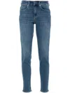 Liu •jo High-rise Skinny Jeans In Blue