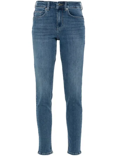 Liu •jo High-rise Skinny Jeans In Blue
