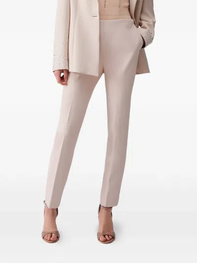 Liu •jo High-rise Skinny Trousers In Pink