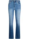 Liu •jo High-rise Straight-leg Jeans In Blue