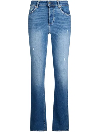 Liu •jo High-rise Straight-leg Jeans In Blue