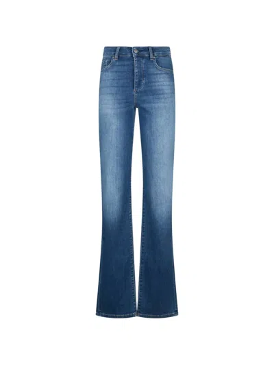 Liu •jo High-rise Straight-leg Jeans In Blue