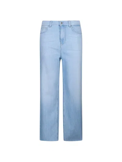Liu •jo High-rise Straight-leg Jeans In Blue