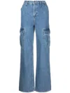 Liu •jo High-rise Wide-leg Jeans In Blue