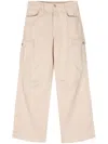 Liu •jo High-rise Wide-leg Jeans In Neutrals