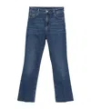 Liu •jo Liu Jo High-waist Cropped Bootcut Jeans In Blue
