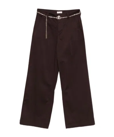 Liu •jo Liu Jo High Waist Flared Jeans In Brown
