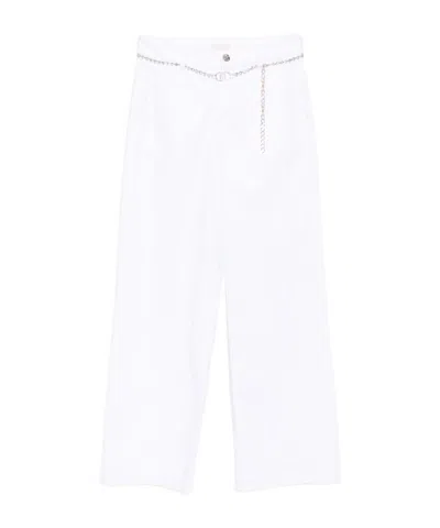 Liu •jo Liu Jo High Waist Flared Jeans In White