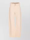 Liu •jo High Waist Flared Trousers Pockets In White