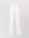 Liu •jo High Waist Flared Trousers With Jewelled Buttons