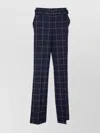 Liu •jo High Waist Loose Fit Checked Trousers