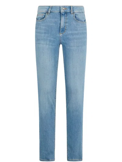 Liu •jo High-waist Skinny Jeans In Blue