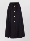Liu •jo High Waist Wide Model Skirt With Belt