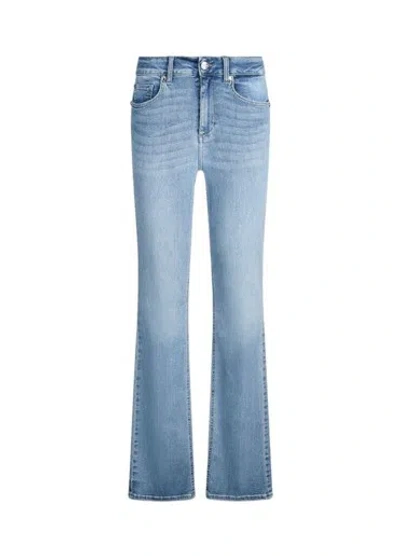 Liu •jo Liu Jo High-waisted Bootcut Jeans With Stonewash Finish In Blue