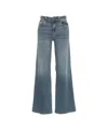 Liu •jo High-waisted Flared Denim Jeans In Blue