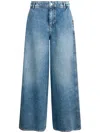 Liu •jo High-waisted Flared Jeans In Blue