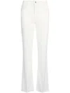 Liu •jo Liu Jo White Slim Flared Jeans In White