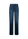 Liu •jo High-waisted Light Blue Denim Flare Jeans In Blue