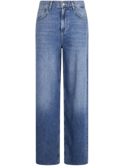 Liu •jo Liu Jo High-waisted Light Blue Jeans With Classic Five-pocket Design