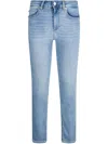 Liu •jo High-waisted Skinny Jeans In Blue