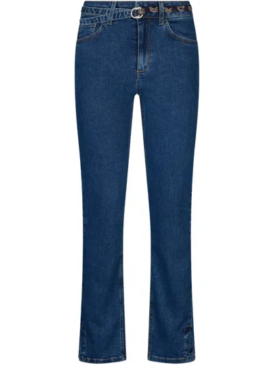 Liu •jo High-waisted Skinny Jeans In Blue