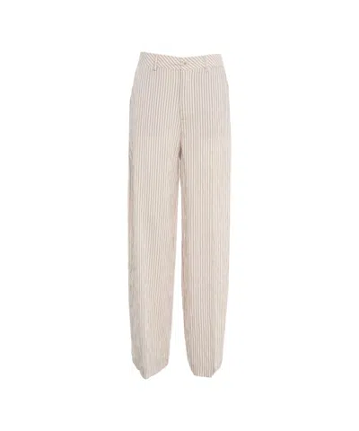 Liu •jo Liu Jo High-waisted Striped Flare Pants