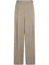 Liu •jo High-waisted Tailored Trousers In Neutrals