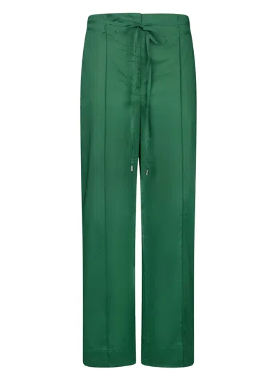Liu •jo High-waisted Trousers In Green