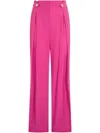 Liu •jo Fuchsia High-rise Trousers In Pink