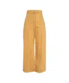 Liu •jo Liu Jo High-waisted Wide-leg Pants With Waist Belt