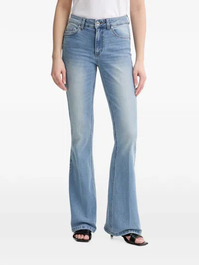Liu •jo High-rise Bootcut Jeans In Blue