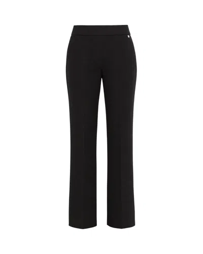 Liu •jo Liu Jo High-waist Straight-leg Trousers In Black