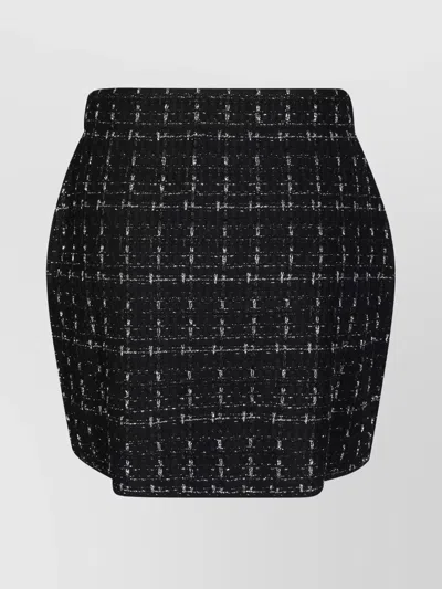 Liu •jo High-waisted Checked Mini Skirt