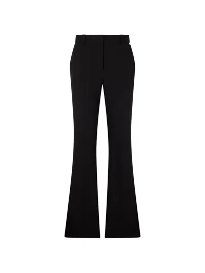 Liu •jo High-waisted Flared Palazzo Pants In Black