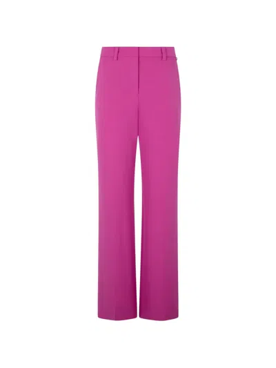 Liu •jo High-waisted Palazzo Pants In Pink