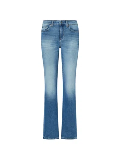 Liu •jo High-waisted Slim Fit Jeans In Blue